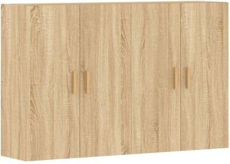 vidaXL Vidaxl - Armarios de pared 2 uds madera de ingeniería roble Sonoma