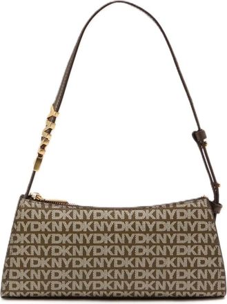 DKNY Avril Schoudertas - Dames - Schoudertassen - Bruin - ONE Size - Tassen