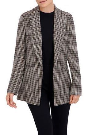 Ookie & Lala Plaid Shawl Collar Blazer in Olive/Grey at Nordstrom Rack, Size X-Large