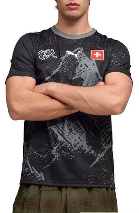 Puma x SFV x Salehe Bembury Jersey in Puma Black/Cool Dark Gray at Nordstrom, Size Xx-Large