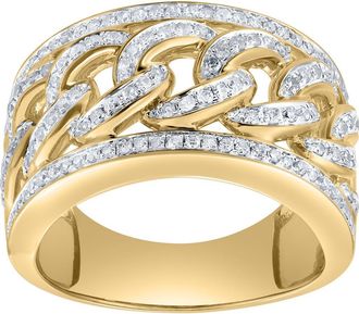 LuvMyJewelry Cubalux 0.75 Ct 14K Gold Diamond Ring in 14K Yellow Gold at Nordstrom, Size 10