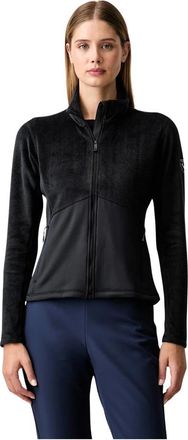 Rossignol Diretta Full-Zip Fleece - Dames - Sportshirts - Zwart - XL - Polyester - Fitness