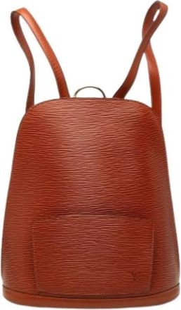 Louis Vuitton Pre-owned Gobelins Rugzak - Dames - Vintage Rugzakken - Bruin - ONE Size - Leer - Vintage