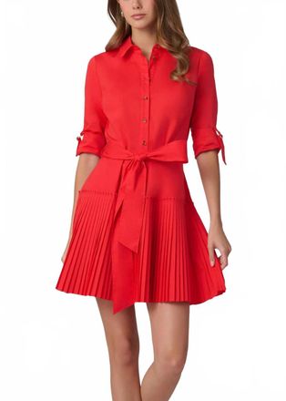 Shoshanna Mclean Dress In Tomato
