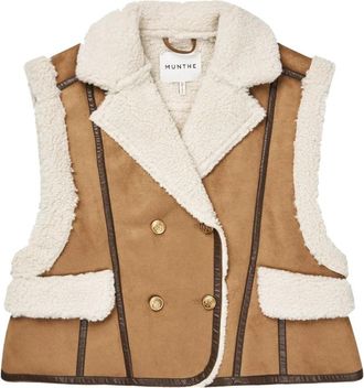 Munthe Vests - Dames - Bodywarmers - Bruin - L - Jassen