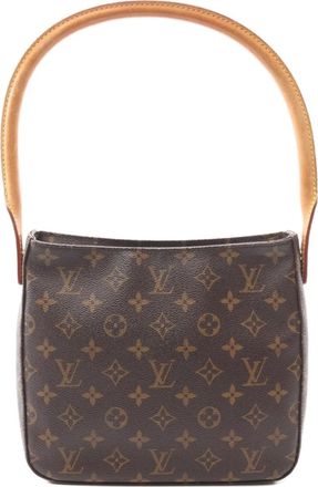Louis Vuitton Borsa a spalla Looping MM 2001 - Marrone