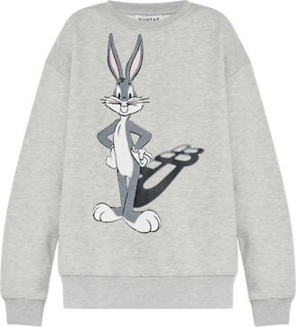 Munthe x Looney Tunes Bugs-Bunny detail sweatshirt - Grey