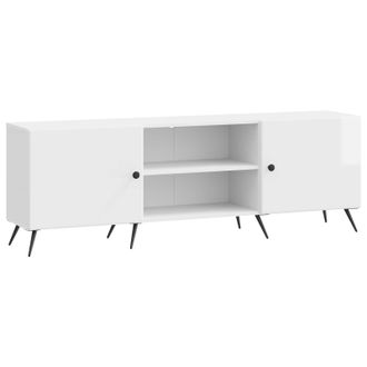 vidaXL Mueble De Tv Brillante 150 X 31 X 50 Cm Madera De Ingenier&iacute;a Vidaxl