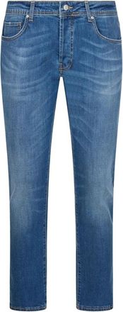 Liu Jo Jeans Fred - Heren - Slim Fit Jeans - Blauw - W30 - Katoen - Jeans