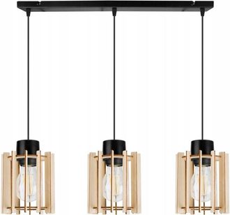 OEM L&aacute;mpara Colgante, L&aacute;mpara De Techo, Madera, Pantalla Led