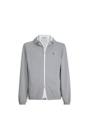 Brunello Cucinelli Nylon jacket in Grey at Nordstrom, Size Xx-Large Eu