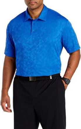 adidas Big & Tall 365 Climacool Jacquard Polo Shirt in Lucid Ray Blue at Nordstrom, Size Xx-Large