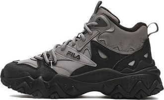 Fila (WMNS) FILA Disruptor Mid High-Top Shoes Black Sky Grey F12W342127FDB