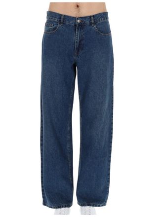 Palm Angels Blue Loose Mid Rise Jeans