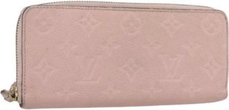 Louis Vuitton Pre-owned Wallets, female, Pink, Size: ONE SIZE Pre-owned Canvas Wallet