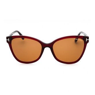 Tom Ford FT0844ANI68E Cat-Eye Frame Sunglasses - Brown