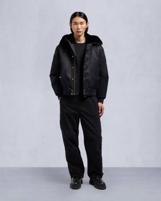 Moose Knuckles Mens Gold Series Denali Bomber Jacket