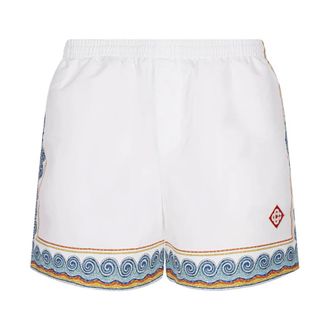 Casablanca Heren, Korte broeken, Wit, Maat: M Polyamide