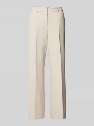 Seductive Straight Leg Stoffhose mit B&uuml;gelfalten Modell LUCA in Sand, Gr&ouml;&szlig;e 46