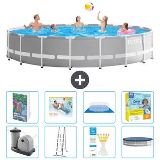 Intex Piscina Prism Frame Redonda - 610x132 Cm - 9-piezas S639