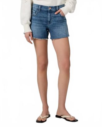 Paige Dylan Raw Hem Short In Dancing Queen