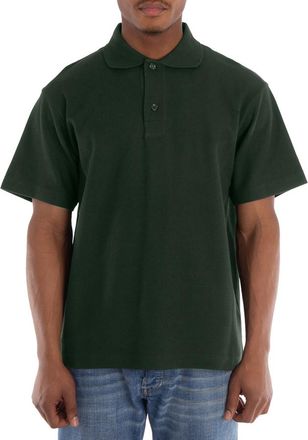 Burberry Equestrian Knight Short Sleeve Polo Shirt, Size Small