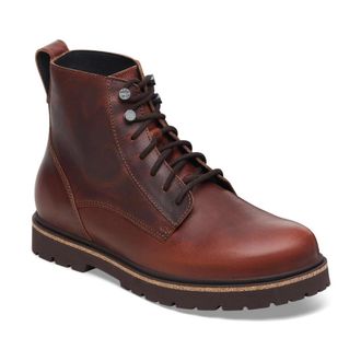 Birkenstock Highwood Lace Mid - Dames - Schoenen - Bruin - Maat: 39 EU Leer