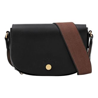 Longchamp Tassen, Dames, Zwart, ONE Size, Katoen, &Eacute;pure Bolso Bandolera S