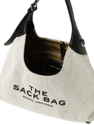 Marc Jacobs Womens Shoulder Bag Grey Cotton - Shoulder-Bags