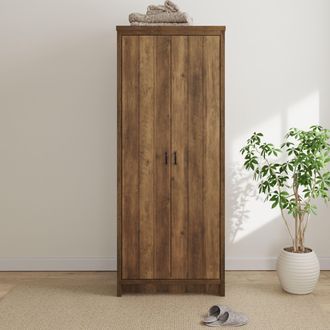 GFW Boston 2 Door Wardrobe in Light Oak