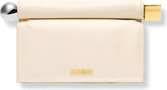Jacquemus La petite pochette Rond Carr&eacute; - Bags - Mujer - Beige - ONE SIZE