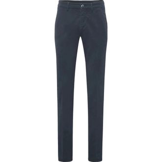 Mason's Chinos, male, Blue, XL, Slim Fit Chino Trousers Blue