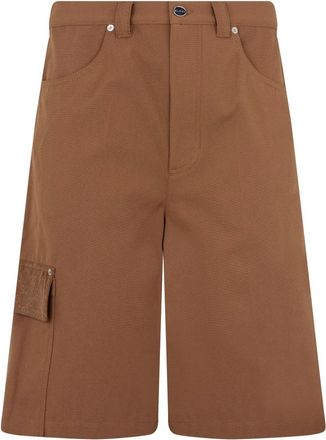 Gucci Casual Shorts, male, Brown, Size: S Cotton Bermuda