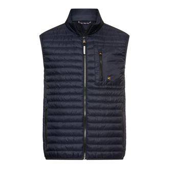 Camel Active Weste met waterafstotende functie - Heren - Bodywarmers - Blauw - L - Jassen