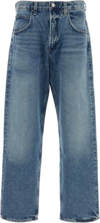 A Gold E Light Blue Straight Jeans