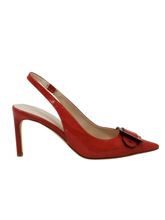 Del Carlo Roberto Del Carlo 11508 Red Patent Leather Vetro Pumps