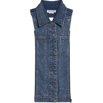 Veronica Beard Slate Rhinestone Dickey in Bright Blue at Nordstrom