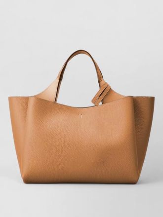 Tod's leather tote bag double handles shoulder strap