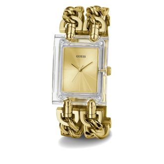 Guess Metallic Bracelet Watch MOD Heavy - Dames - Horloges - Geel - ONE Size - Accessoires