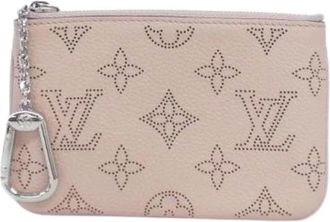 Louis Vuitton Pre-owned Mini Bags, male, Pink, Size: ONE SIZE Pre-owned Mahina Leather Coin Key Case