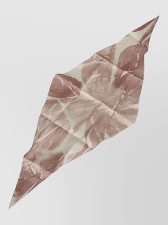 Alysi rectangular lightweight scarf soft texture abstract pattern
