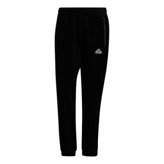adidas Mens adidas Embroidered Logo Corduroy Bundle Feet Sports Pants/Trousers/Joggers Black HG1837
