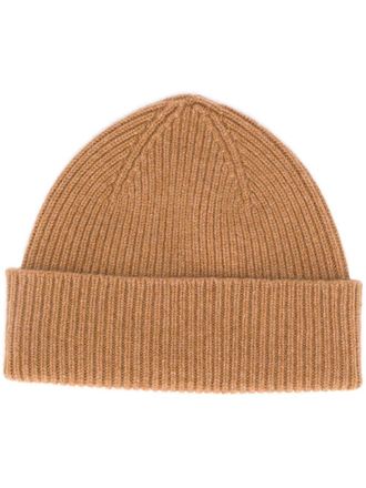 Harmony knitted beanie - men - Wool - One Size - Brown