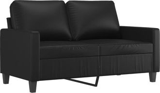 vidaXL Divano A 2 Posti Nero 120 Cm In Similpelle - Vidaxl