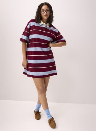 Twik Womens Striped polo dress