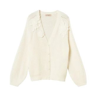 Twinset Dames, Truien, Beige, Maat: S