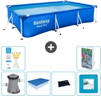Bestway Piscina Bestway Steel Pro Rectangular - 300x201x66 Cm - 7-piezas S273
