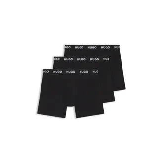 HUGO BOSS Three-pack of boxer briefs in stretch cotton
