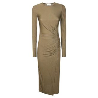 Isabel Marant Midi Dresses, female, Green, XS, Elegant Jelina Dress