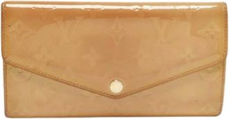Louis Vuitton Pre-owned Wallets, female, Beige, Size: ONE SIZE Pre-owned Vintage Leather Wallet